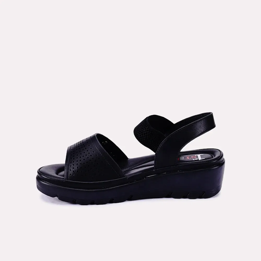 Angelica Black High Heel Sandals 0421279