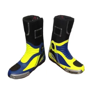 Best Looking Valentino Rossi vr46 Motorcycle Motorbike Sports Leather Boot