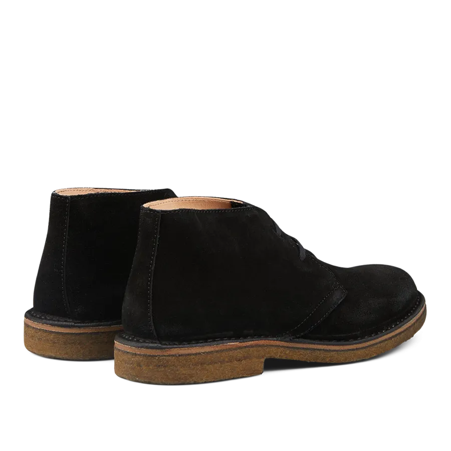 Black Suede Greenflex Desert Boots