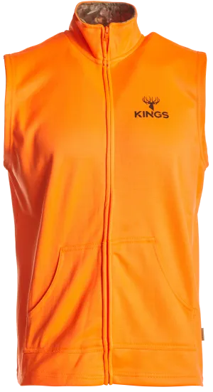 Blaze Orange Hunter Fleece Vest