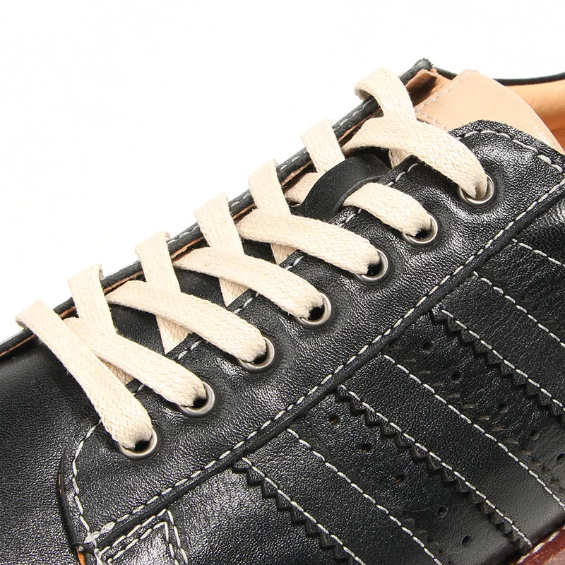 CarvedLux Exotic Texture Low-Top Sneakers