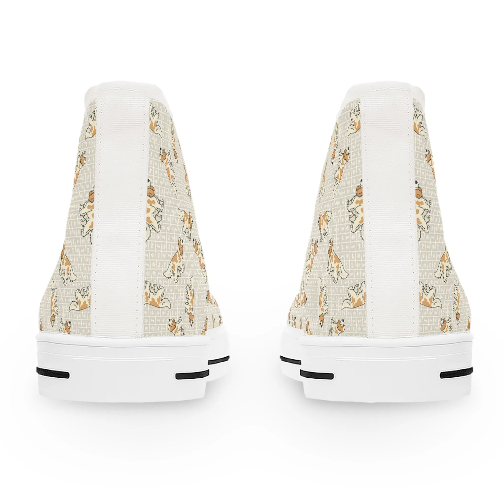 Cute Cocker Spaniel Dog Women's High Top Sneakers