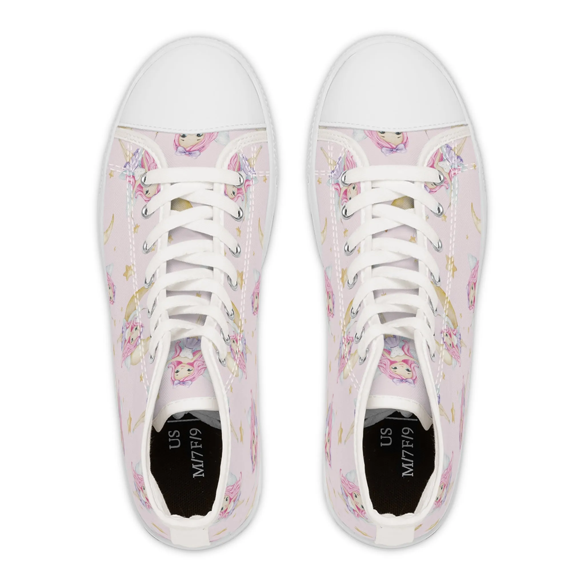 Cute Little Fairies Women's High Top Sneakers