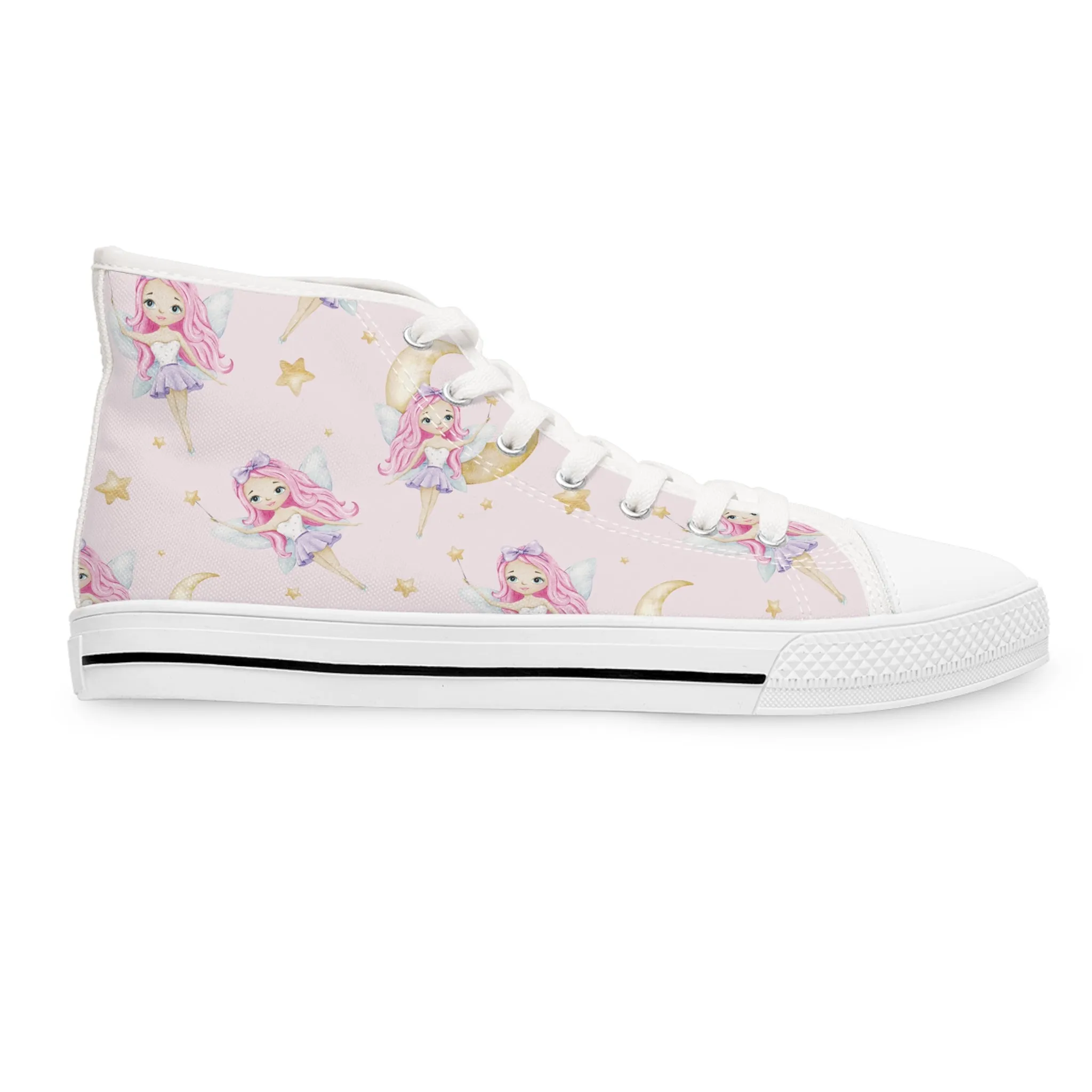 Cute Little Fairies Women's High Top Sneakers