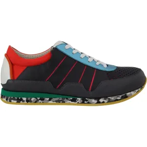 Dolce & Gabbana Multicolor Leather-Blend Low Top Sneakers