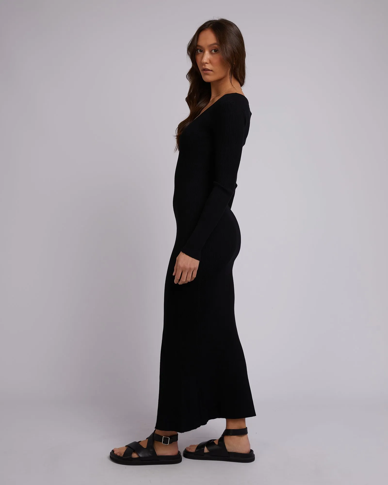 Freya Long Sleeve Maxi Dress