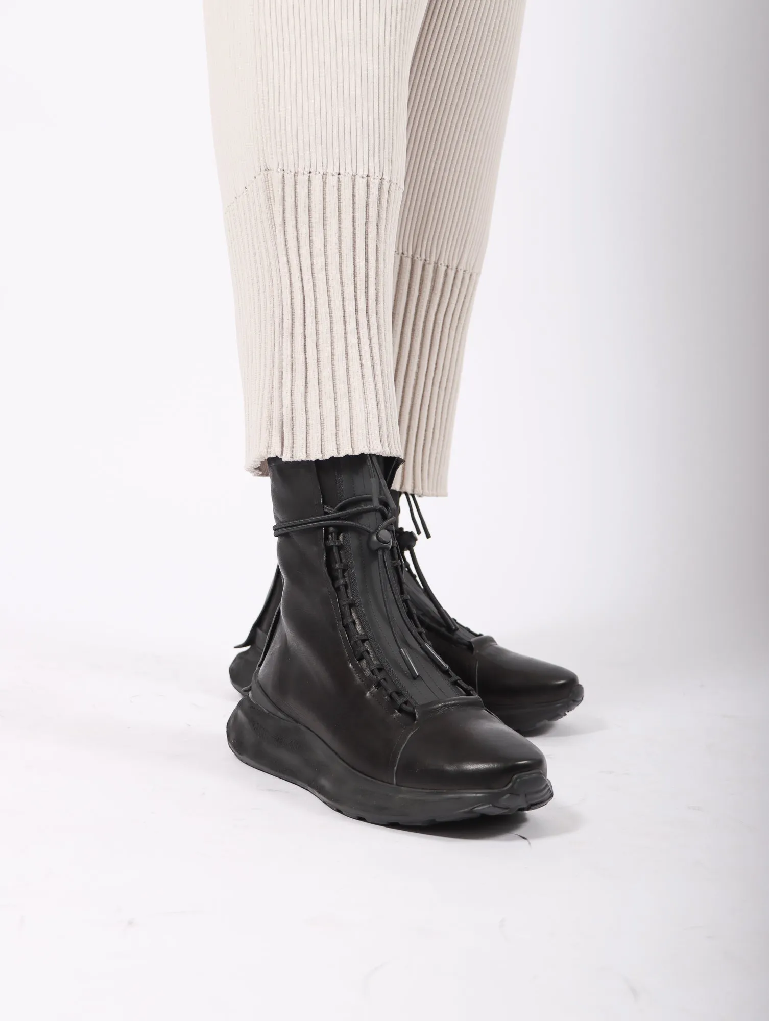 Futurist Sneaker Boot in Black by Puro