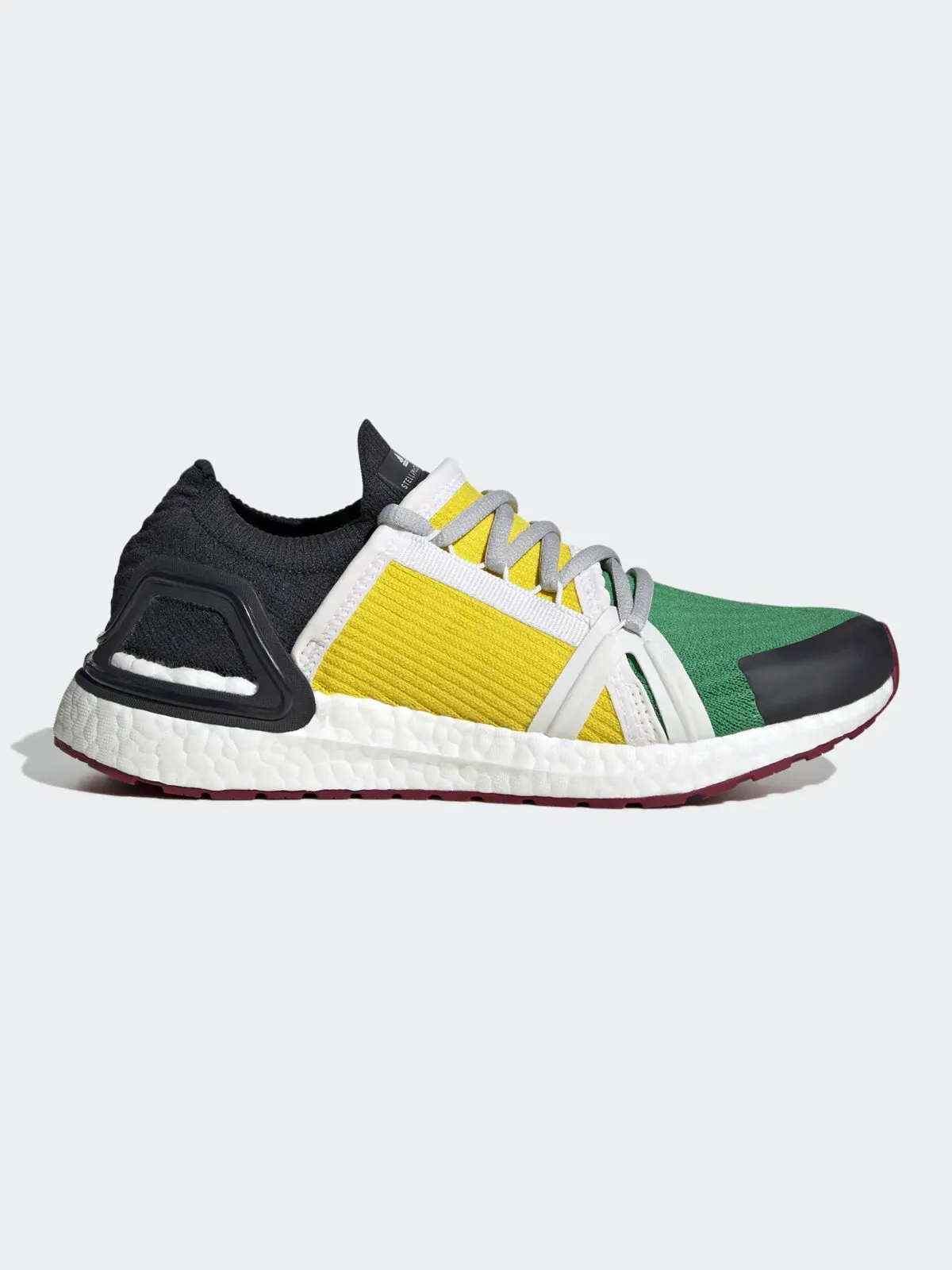 Green and Yellow Ultraboost 20 Trainers