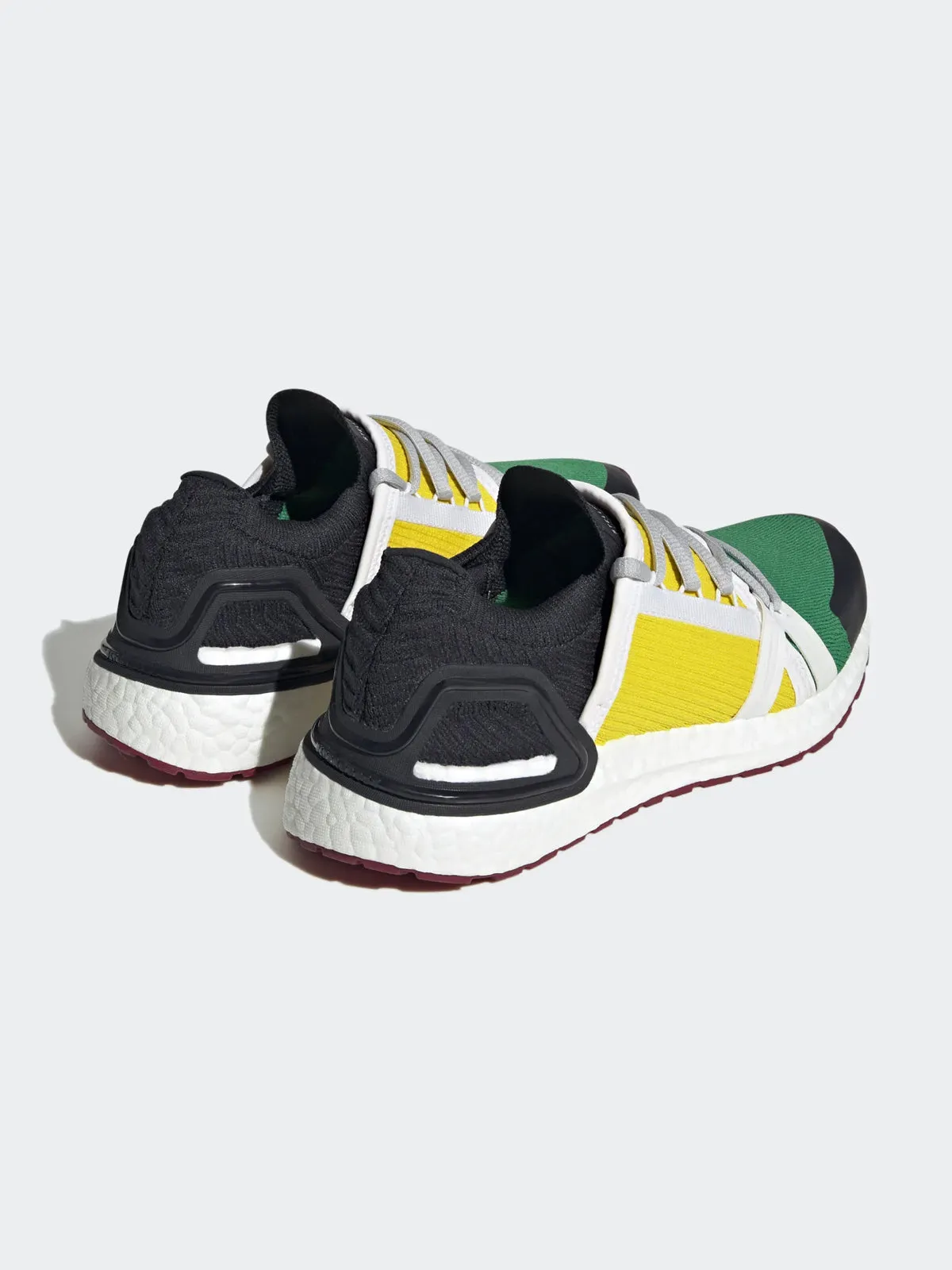 Green and Yellow Ultraboost 20 Trainers