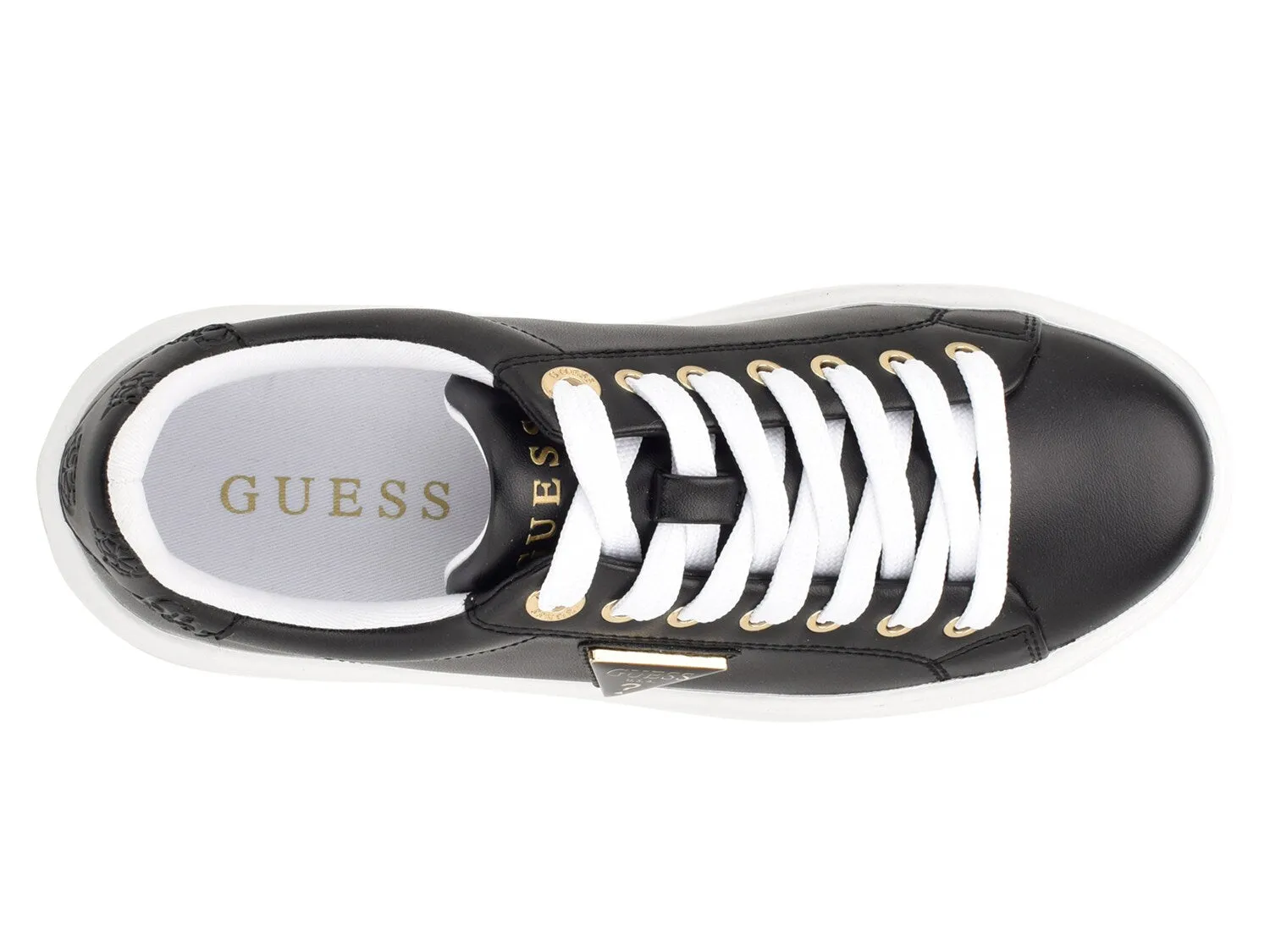 Guess Denesa platform sneakers, black