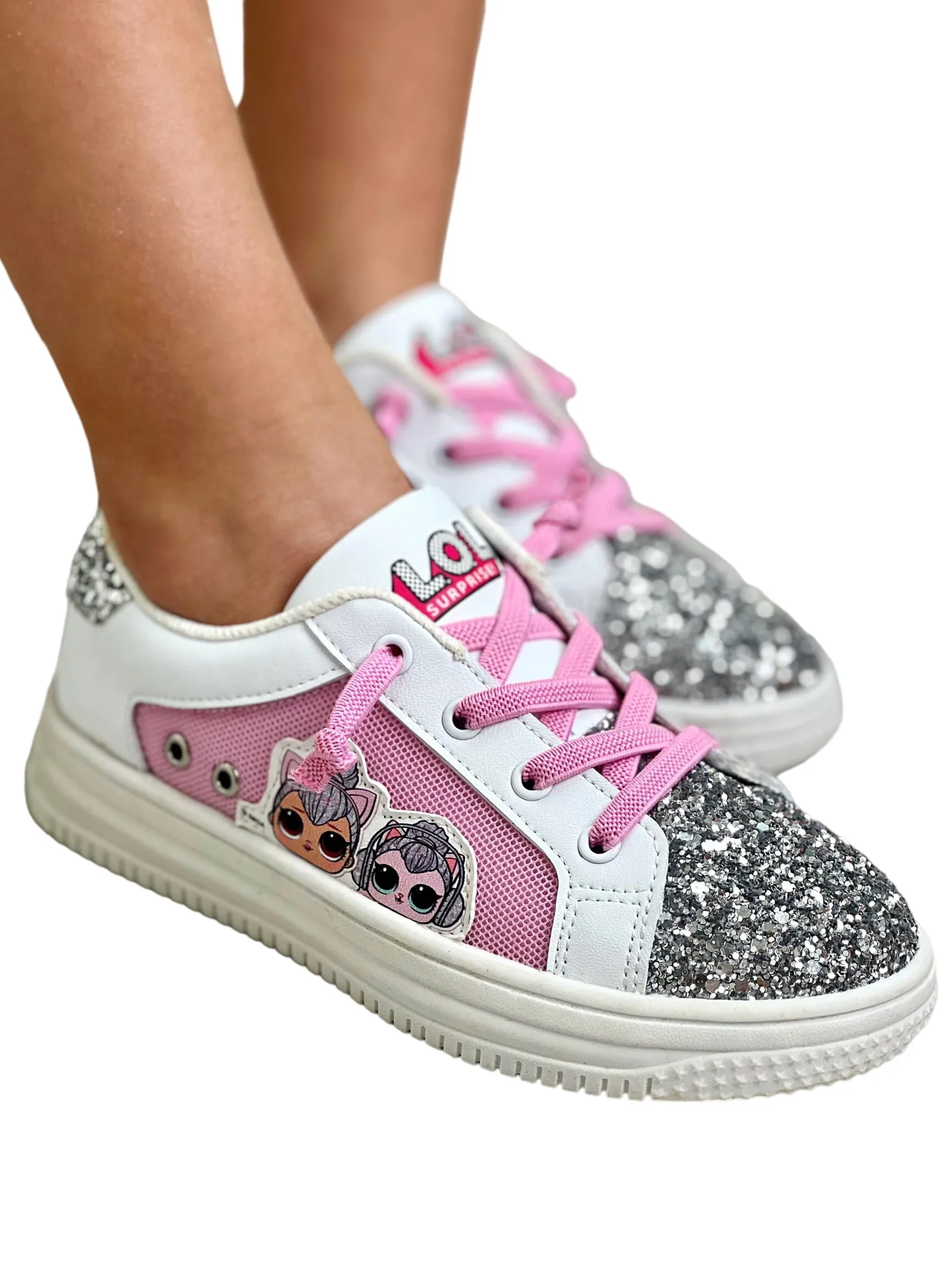 L.o.l. Surprise! Kitty Queen And Pet Glitter Sneakers