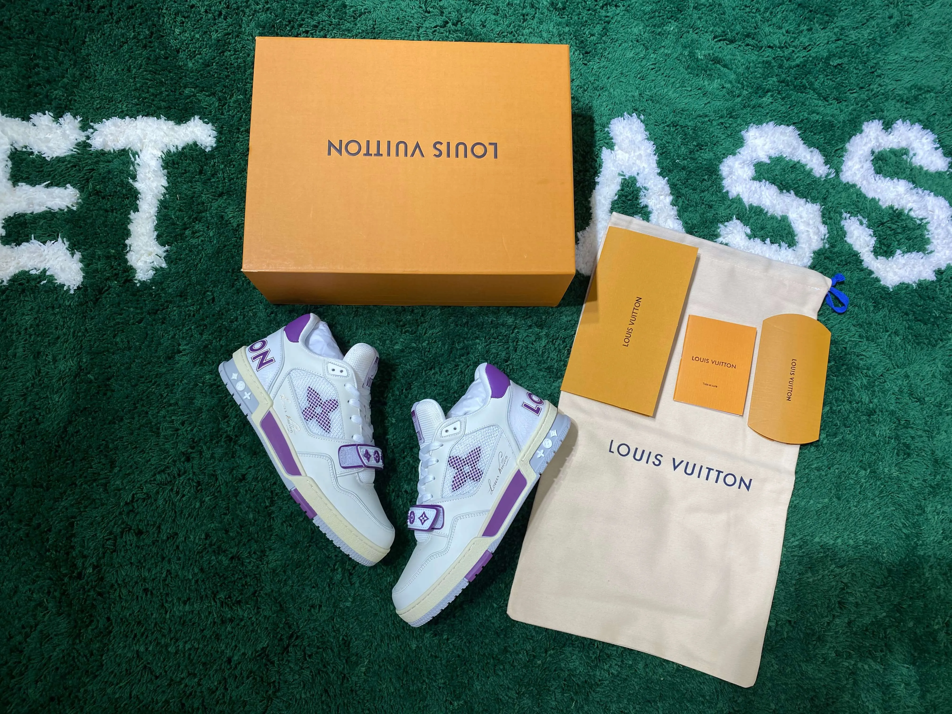 Louis Vuitton LV Trainer Violet Mesh Sneaker