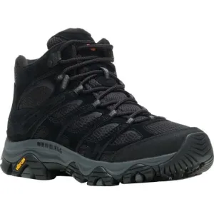 Merrell Men's Moab 3 Mid Hiking Boot, Black Night