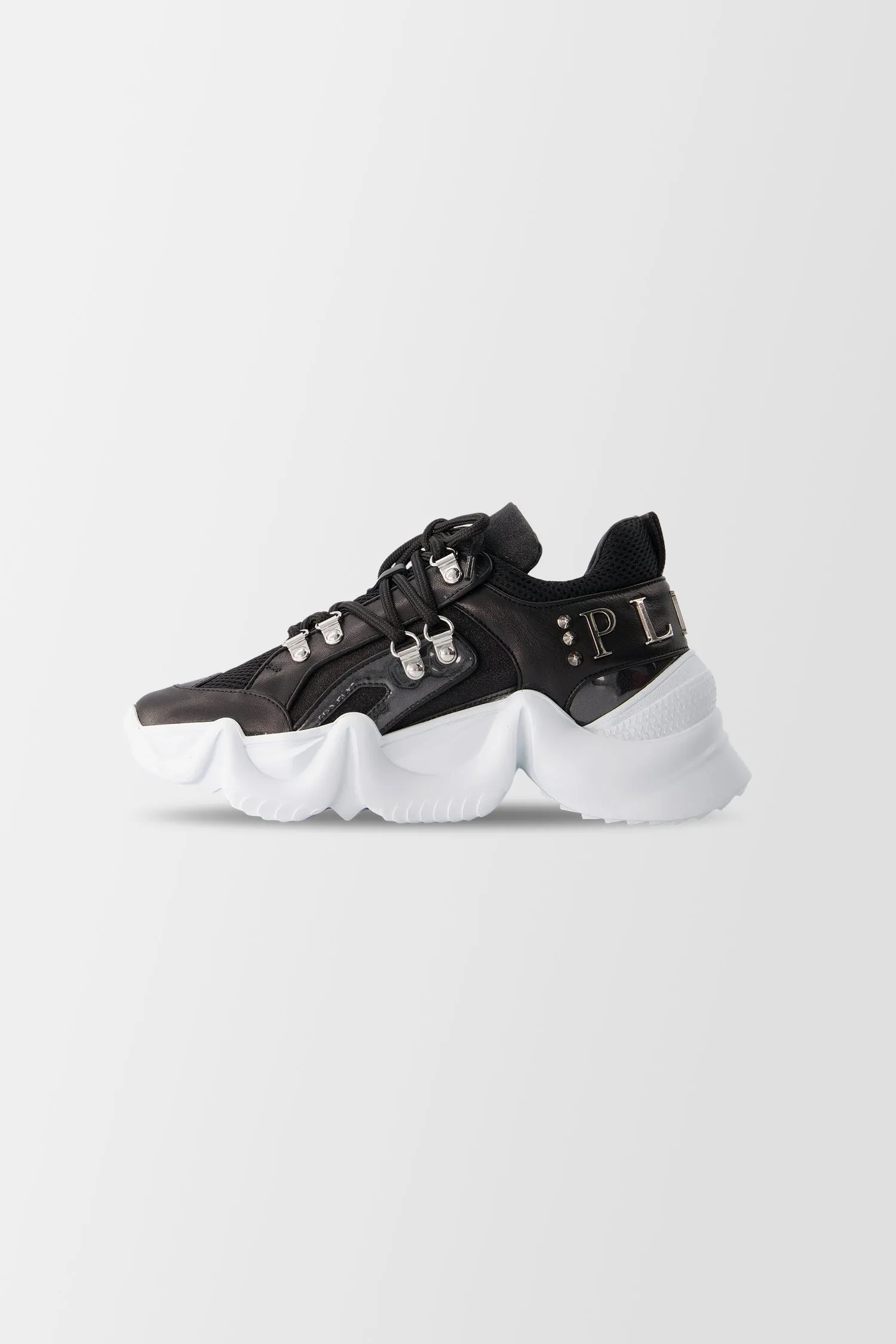 Philipp Plein Black Runner Statement Sneakers