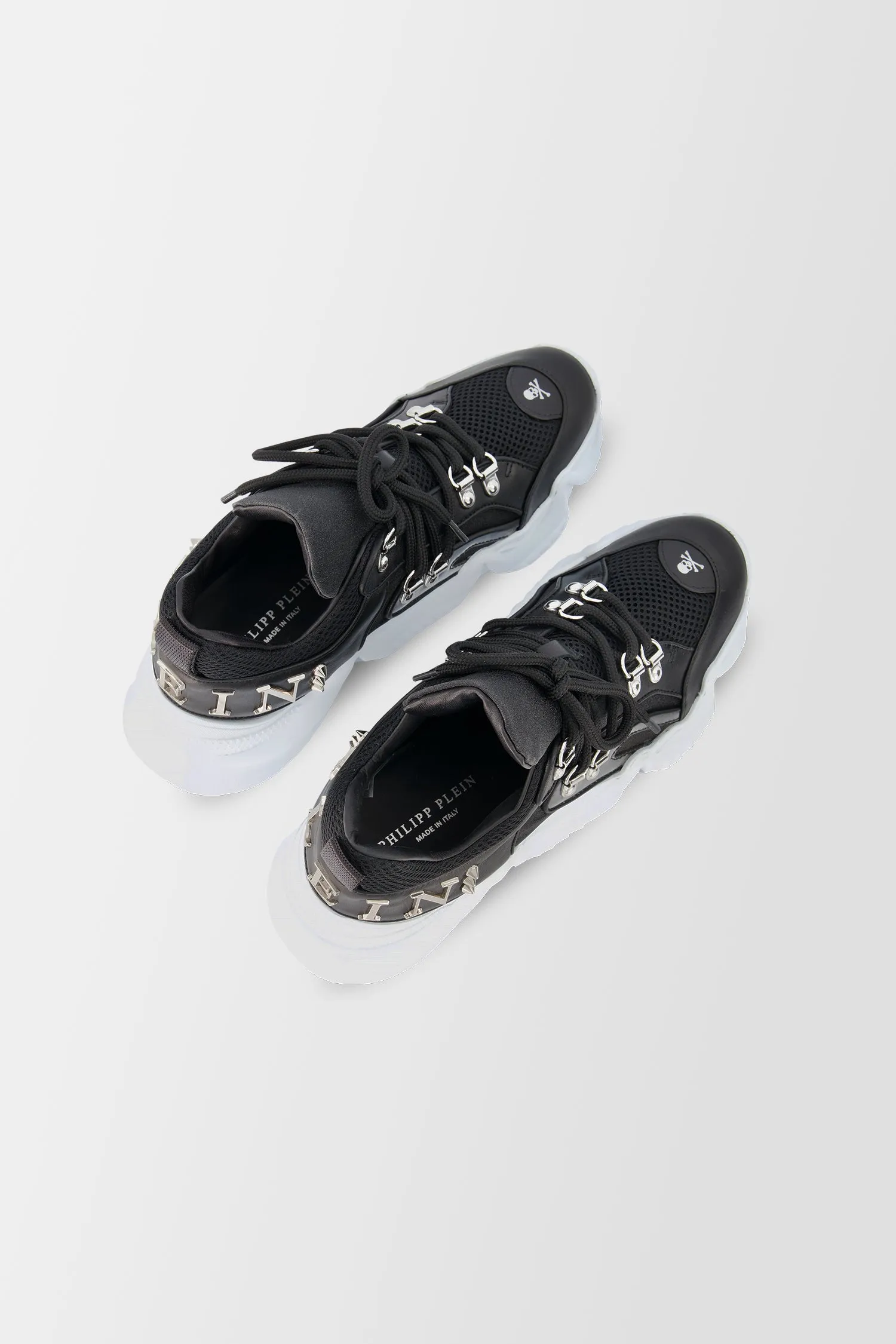 Philipp Plein Black Runner Statement Sneakers