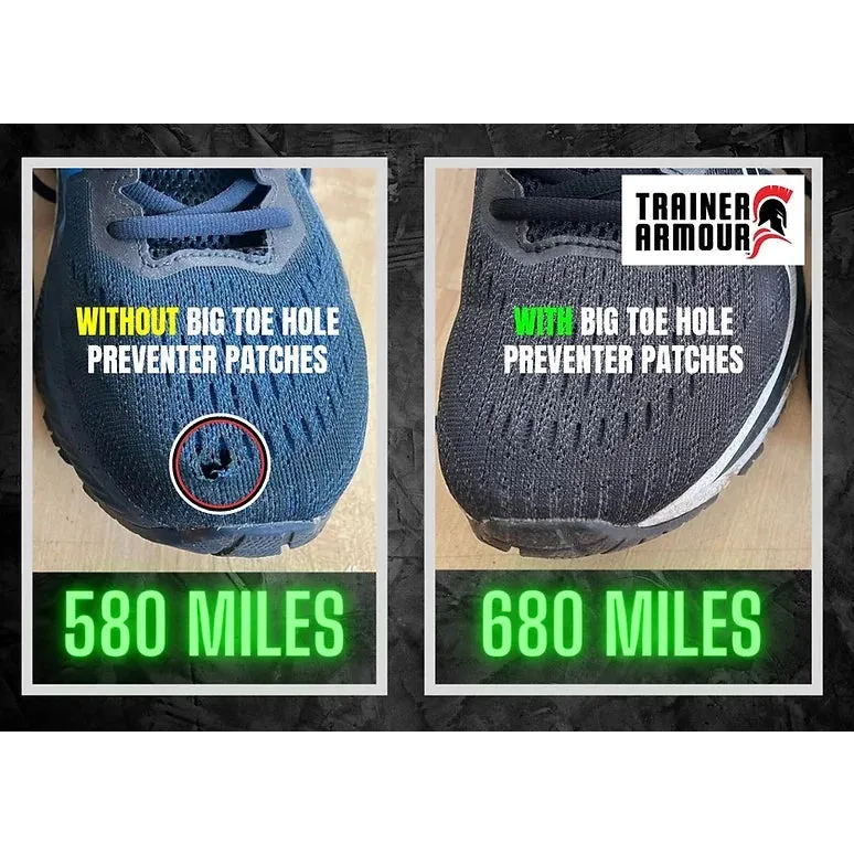 Trainer Armour Big Toe Hole Preventer patches