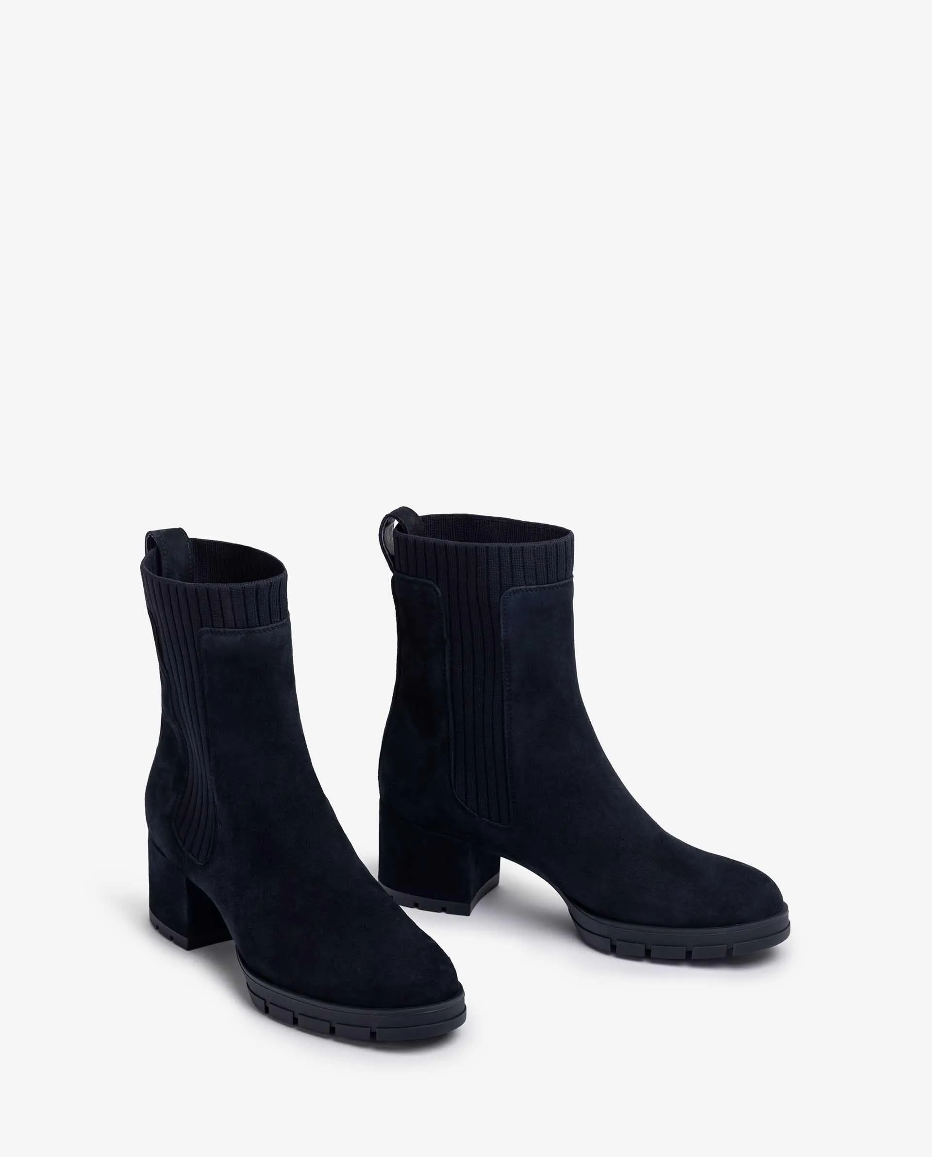 Unisa Jolto Navy Suede Ankle Boot