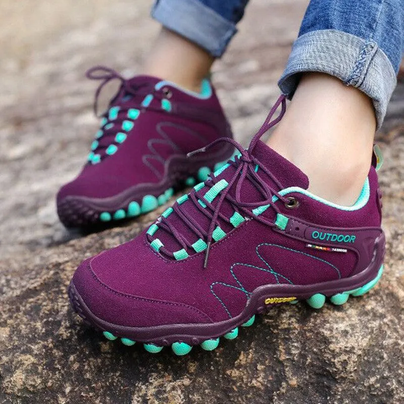 Women's stylish fashion outdoor sporty anti-skid comfortable hiking shoes