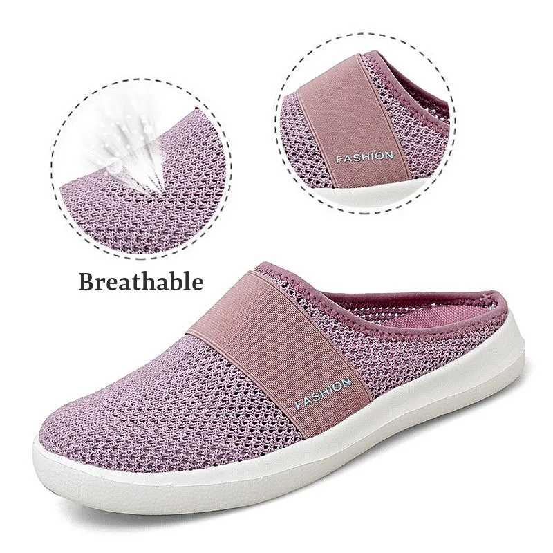 Women's summer spring breathable slip-on leisure sneakers 2092