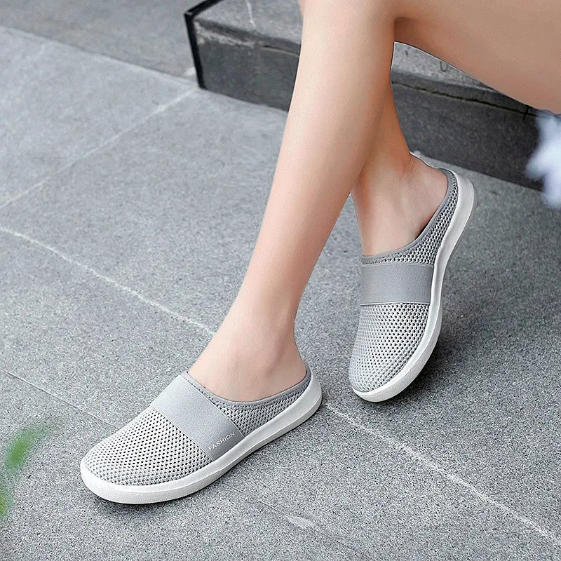 Women's summer spring breathable slip-on leisure sneakers 2092