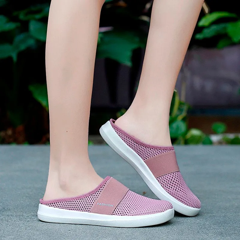 Women's summer spring breathable slip-on leisure sneakers 2092