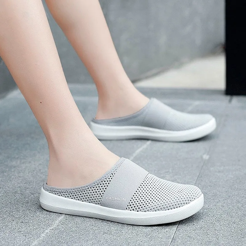 Women's summer spring breathable slip-on leisure sneakers